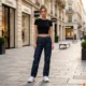 Streetwear Y2K embroidered jean pants - Image 2